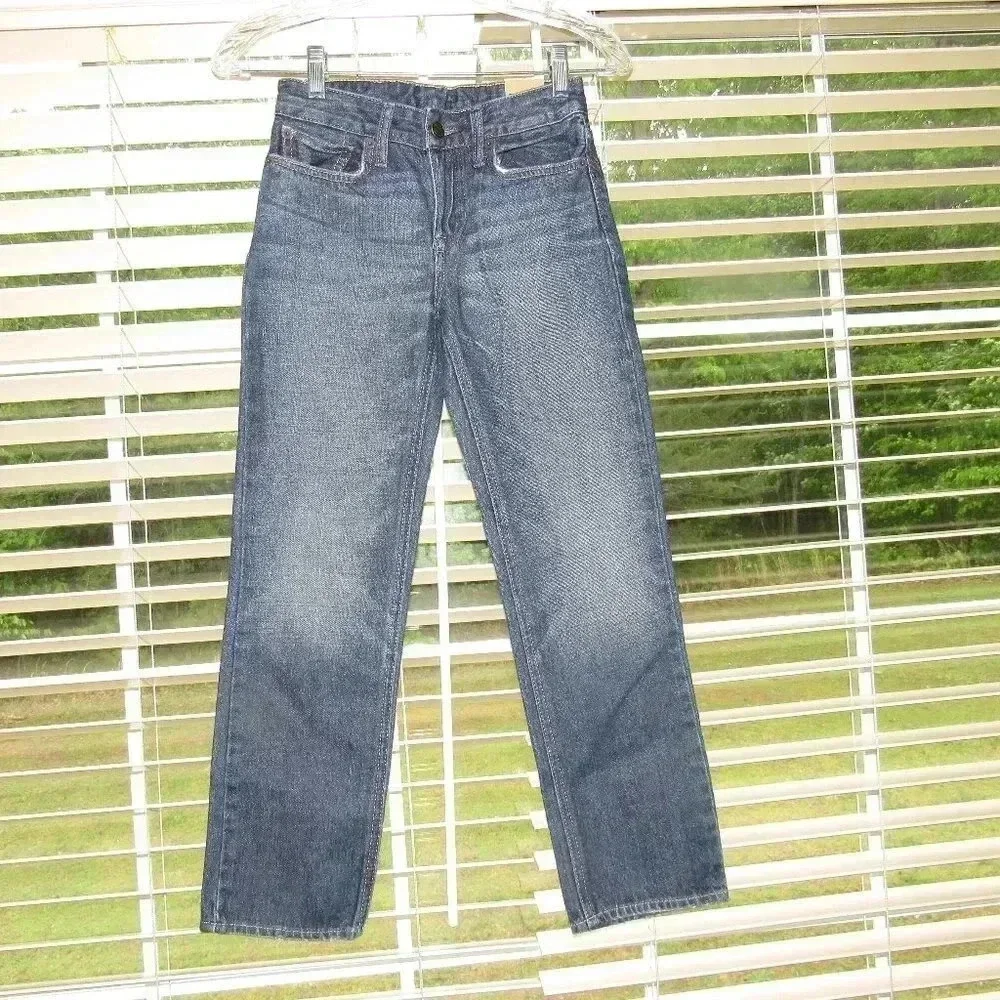 NWT CHAPS DENIM Boys Straight Fit Jeans Size 8
